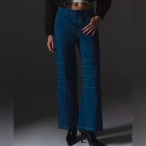 Urban Outfitters Silence + Noise Reflective Pants Women's Navy Blue Trousers